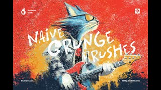 Naive Grunge Clip Studio Brushes Download