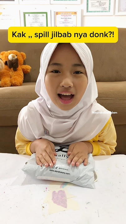 SPILL HIJAB THAT NOURA OFTEN WORN, BEAUTIFUL FOR ELID #hijab #spillproduct #hijab