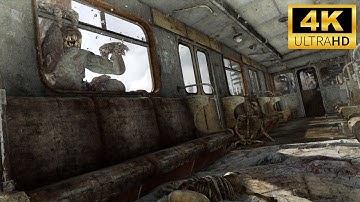 Metro Last Light Redux Walkthrough 4k 60fps ULTRA - Part 22 - THE CROSSING