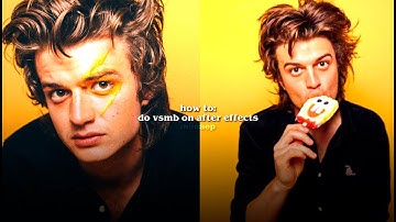 how to do vsmb in after effects