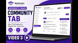 WeVersity Community Tab Guide | How Coaches Can Use It