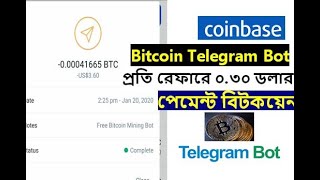 Online Income Bd,Bitcoin Earning Telegram Bot,Earn 0 00003 Btc Per Refer,With Payment Proof