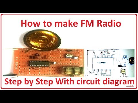 How to make fm radio easy at home - simple step with circuit