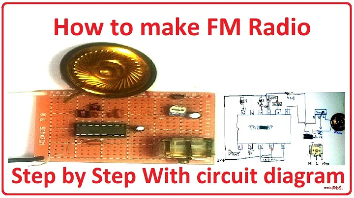 How to make fm radio easy at home - simple step with circuit diagram