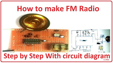 How to make fm radio easy at home - simple step with circuit diagram