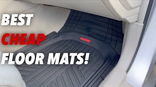 The BEST CHEAP Universal Floor Mats | Motor Trend FlexTough Deep Dish Floor Mats