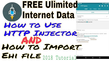 How to Use 2021 HTTP Injector, How to Import Ehi file Tutorial