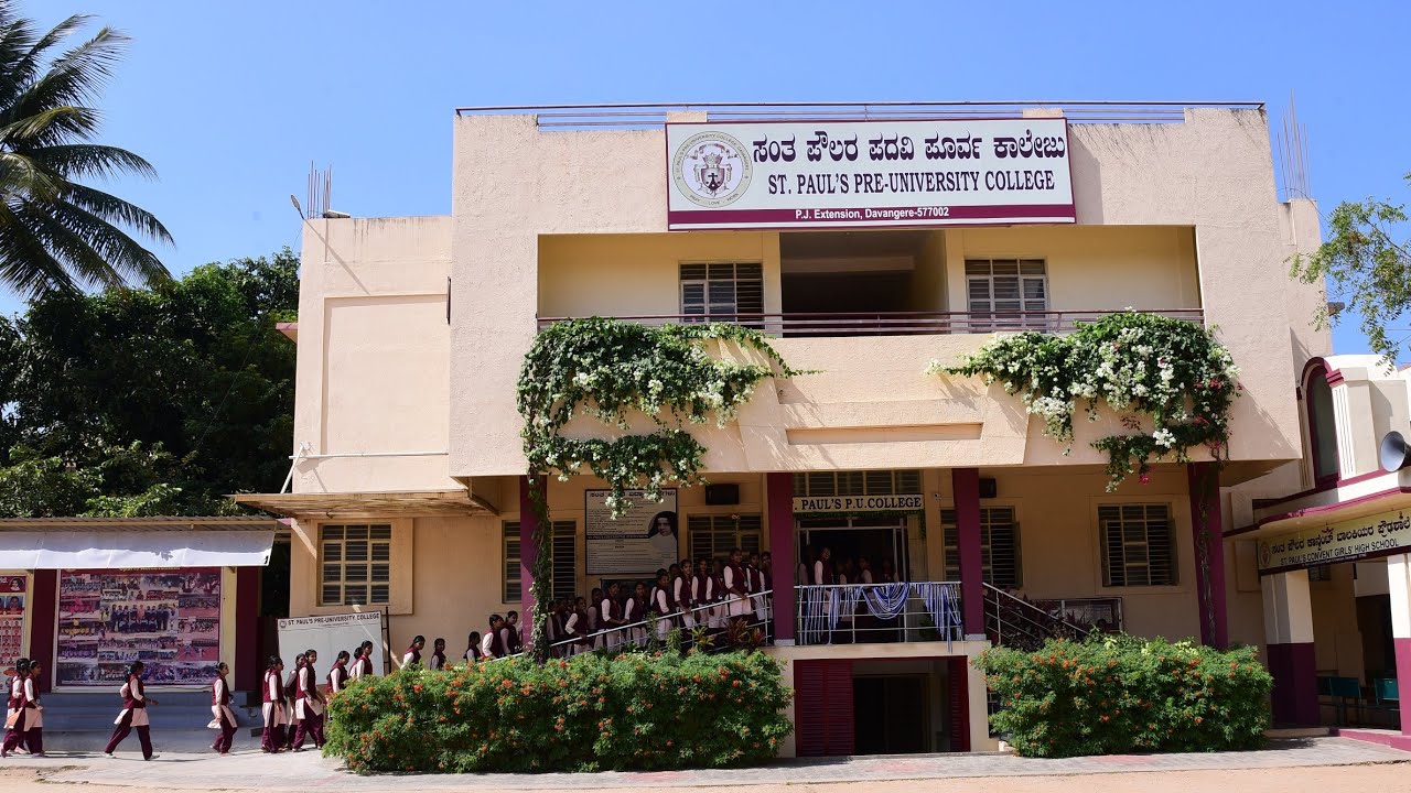 St. Paul's P.U. College, P.J. Extension, Davangere.