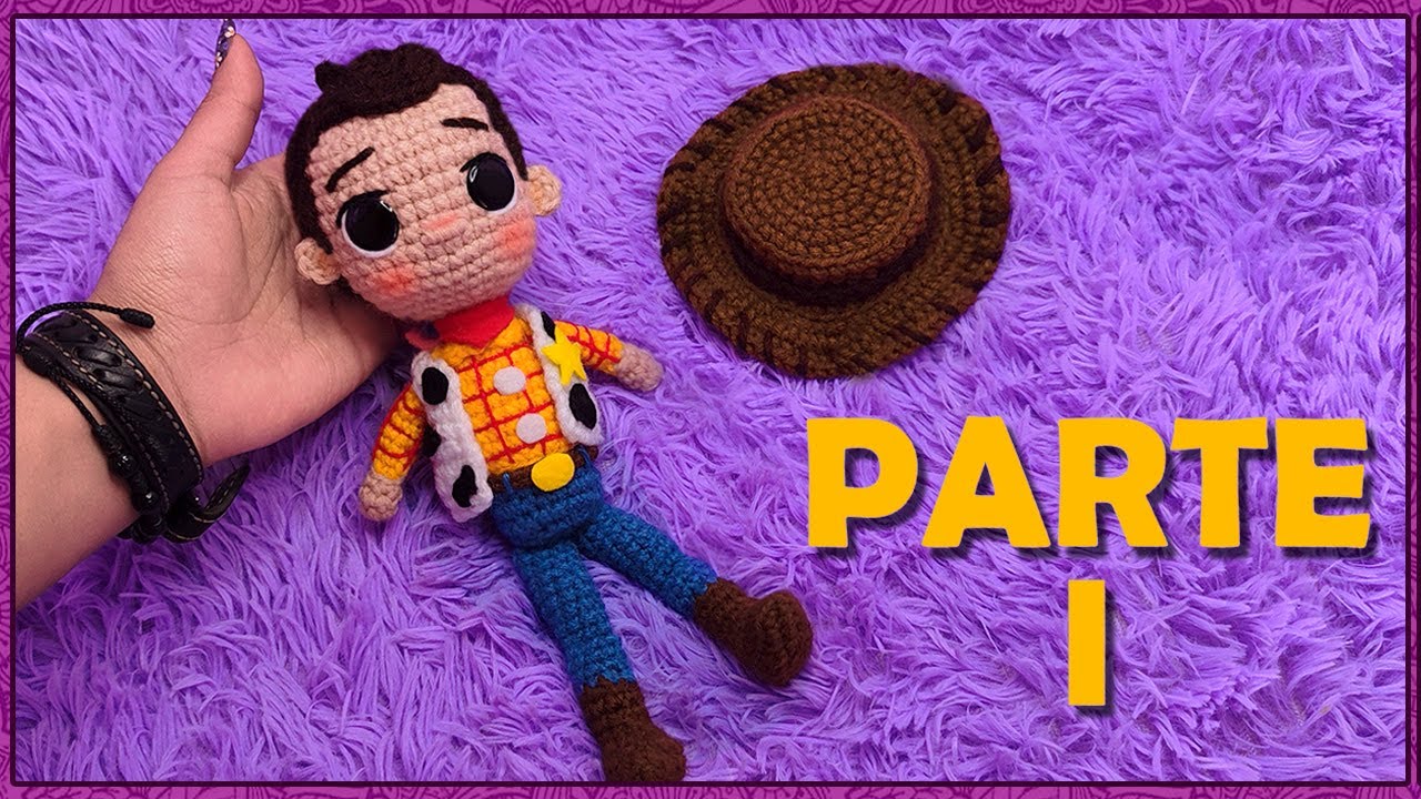 Tutorial Amigurumi Woody Toy Stoty Tejido/ Parte 1💜✨
