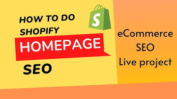 In this video, I will show you how to do Shopify homepage SEO! Shopify SEO, eCommerce SEO