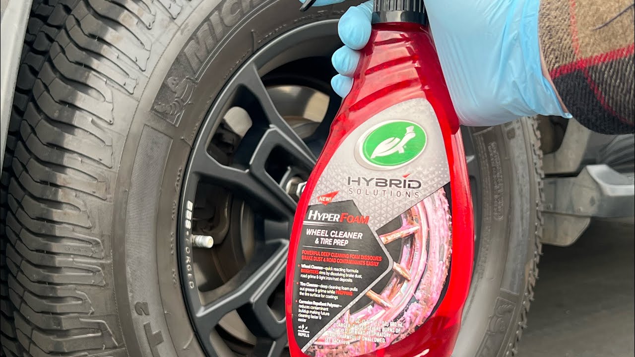 Hyper Foam Wheel Cleaner & Tire Prep, Wheel & Tire