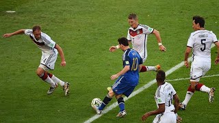 Messi In The Final 2014 World Cup Vs Germany All Involvements
