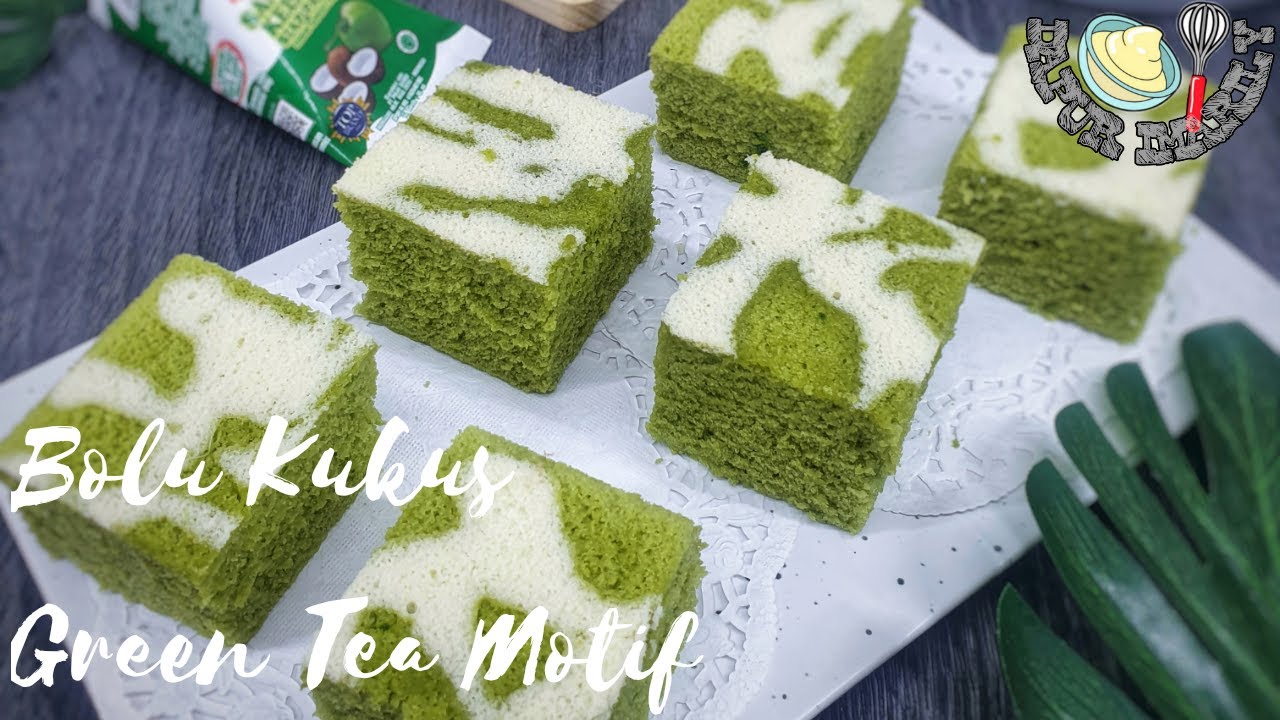 Bolu Kukus Green Tea Motif Super Mudah Anti Gagal!! YouTube