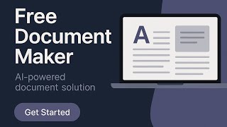 Free Document Maker Ai Powered Document Solution