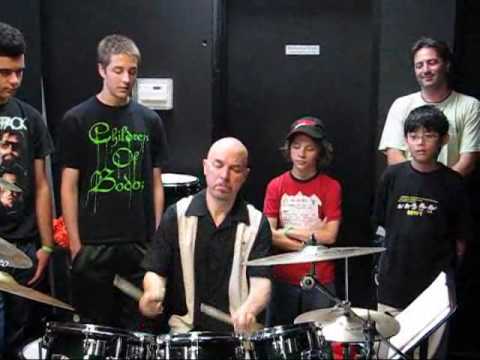 Drummer Paul DeLong at Guitar Workshop Plus