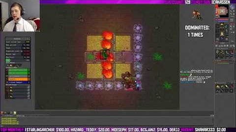 TIBIA Handsome Eric and Glooth "Nice hit"