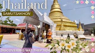 Exploring The Serence Beauty Of Wat Thep Norarat, Temple Tour Thailand Travel Vlog