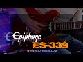 Напівакустична гітара EPIPHONE ES-339 VINTAGE SUNBURST