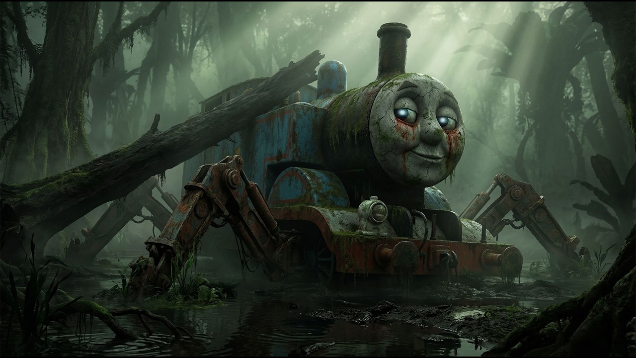 I Found an Abandoned Life-Sized THOMAS in the Forbidden Forest... (Full Restoration)#restoration