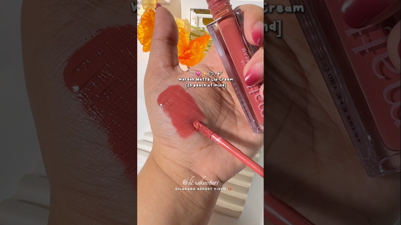 Wardah Matte Lip Cream [ 20 peach of mind ] 