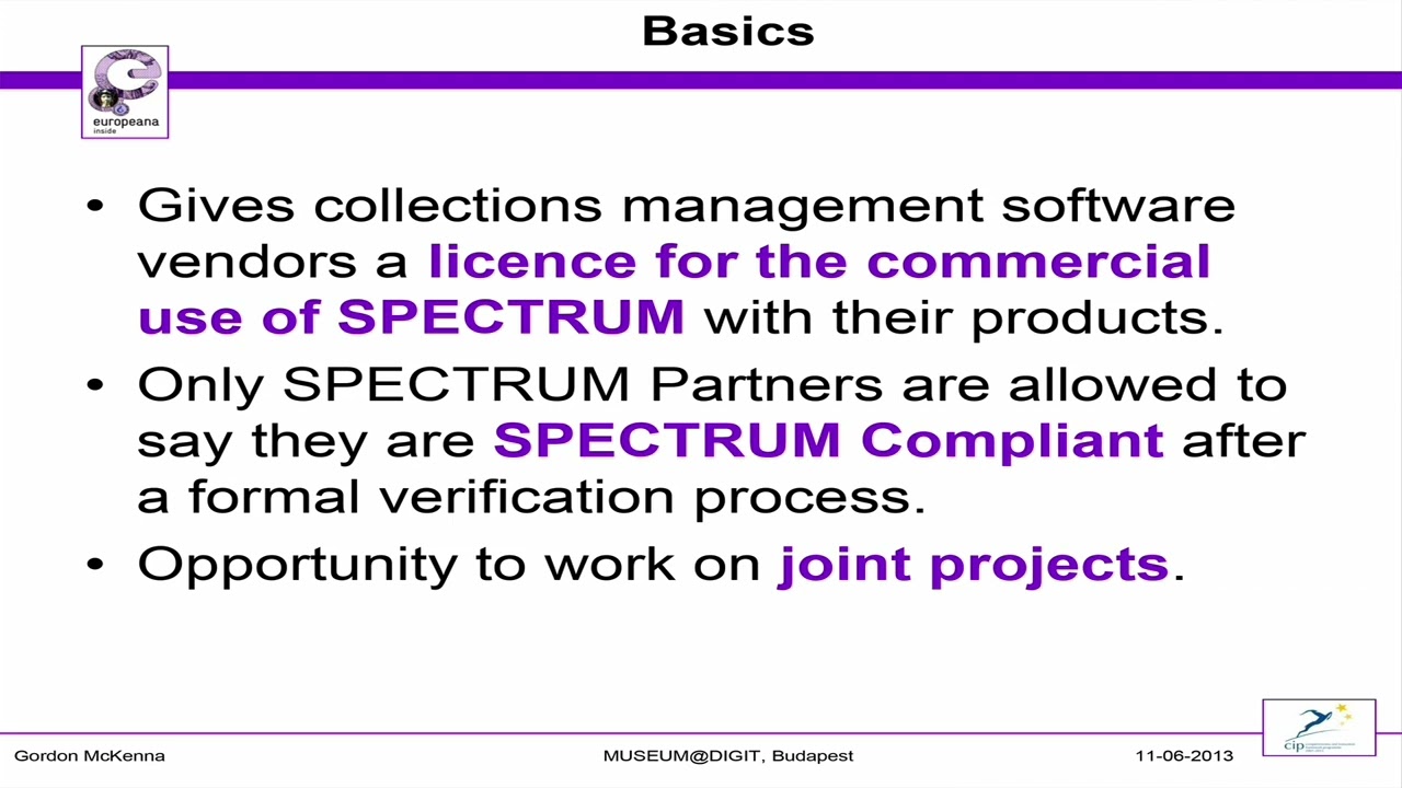 Gordon McKenna - The Influence of Collection Management Systems on Museums | Muzeum@Digit 2013