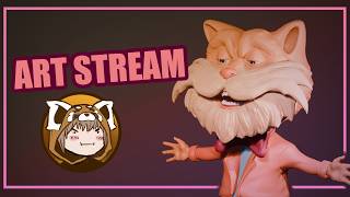 ART STREAM - 3D Modeling Blender - Lofi by Lo-Fi_Inkblot_Beats