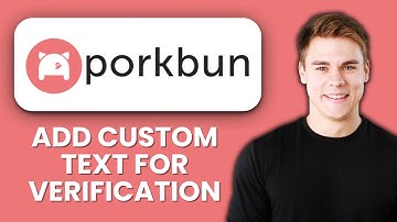 NEW! How to Add Custom TXT Record for Domain Verification Porkbun (2025) 📝 | Step-by-Step Guide