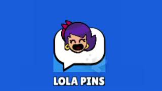 ALL ANIMATED LOLA PINS! - BRAWL STARS