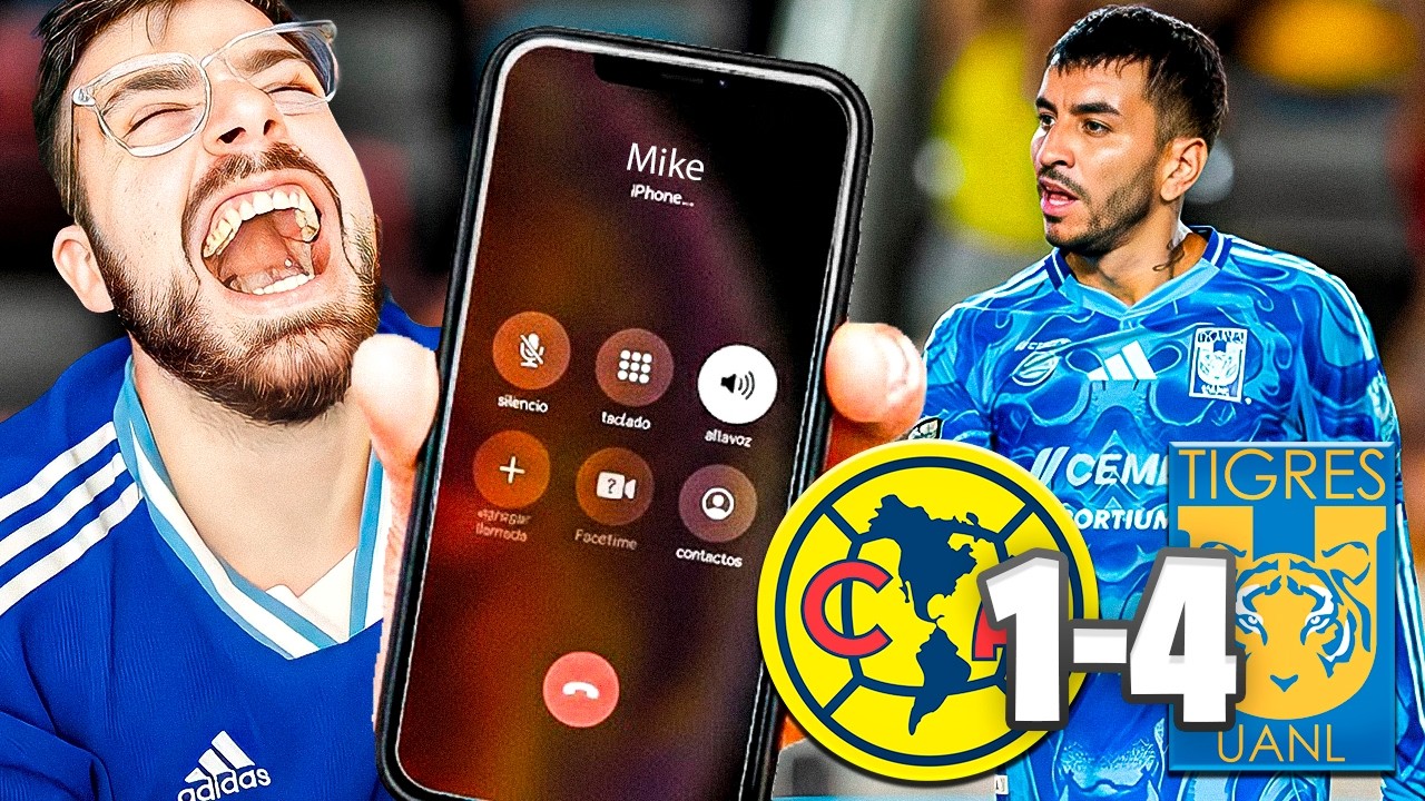 LA COBRA SE BURLA DE MIKE POR LA DERROTA DEL AMÉRICA 1 - 4 TIGRES CON GOL DEL CAMPEÓN DEL MUNDO