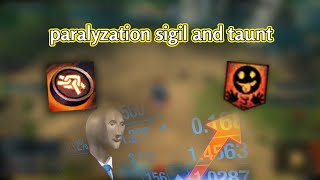 Sigil Of Paralyzation And Taunt