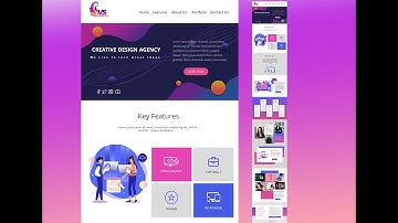 #Web Template design In Photoshop step by step  UI Design Tutorial #MS DreamArt