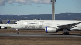(4K) SAS - Airbus A350-900 - SE-RSC - MIA-OSL-MIA