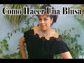 Cómo Hacer Una Blusa Campesina Negra / DIY
