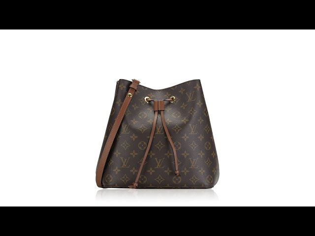 Louis Vuitton Neonoe MM Bag Monogram Caramel Brown Leather | 3D model