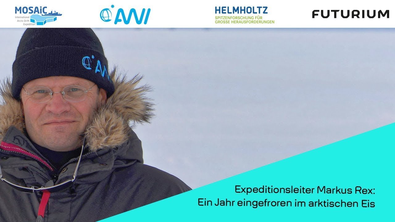 Expeditionsleiter Markus Rex: Ein Jahr eingefroren im arktischen Eis (mit DGS-Dolmetschung)