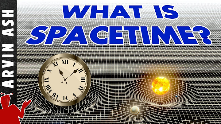 How Can SPACE and TIME be part of the SAME THING?
