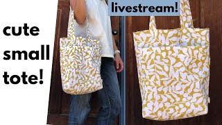 BEST beginner bag tutorial! Sew with me!