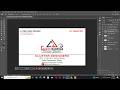 Photoshop Visiting Card Design