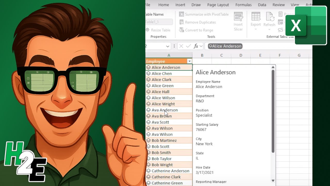 How to Create Custom Data Types in Excel - YouTube