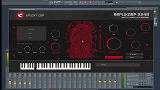 REPLIKORP 2249 plug-in VSTi / AU, futuristic instrument with vintage analog sounds for WIN / MAC screenshot 1