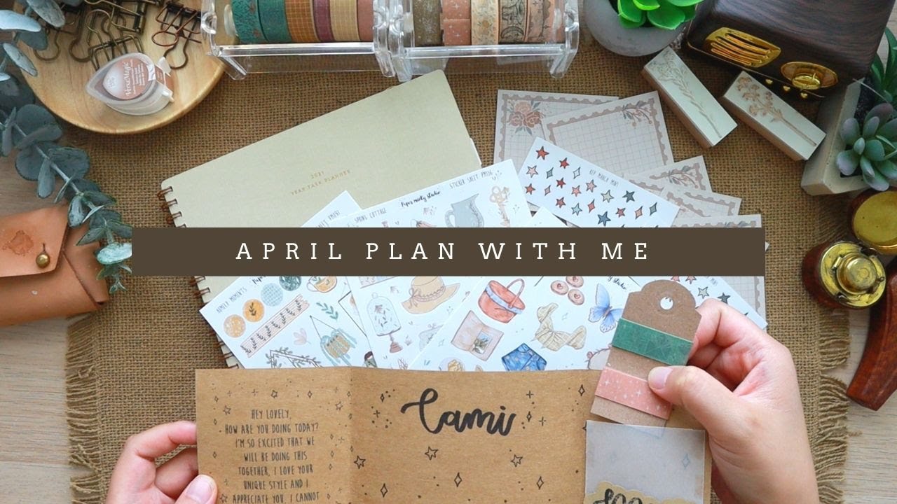 📓  PLAN WITH ME | April 2021 Appointed Planner (feat. PaperMintyStudio - ad)