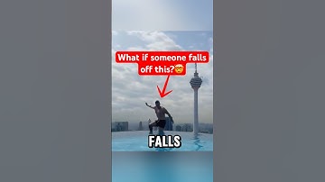 What really happens if you fall from a rooftop infinity pool?