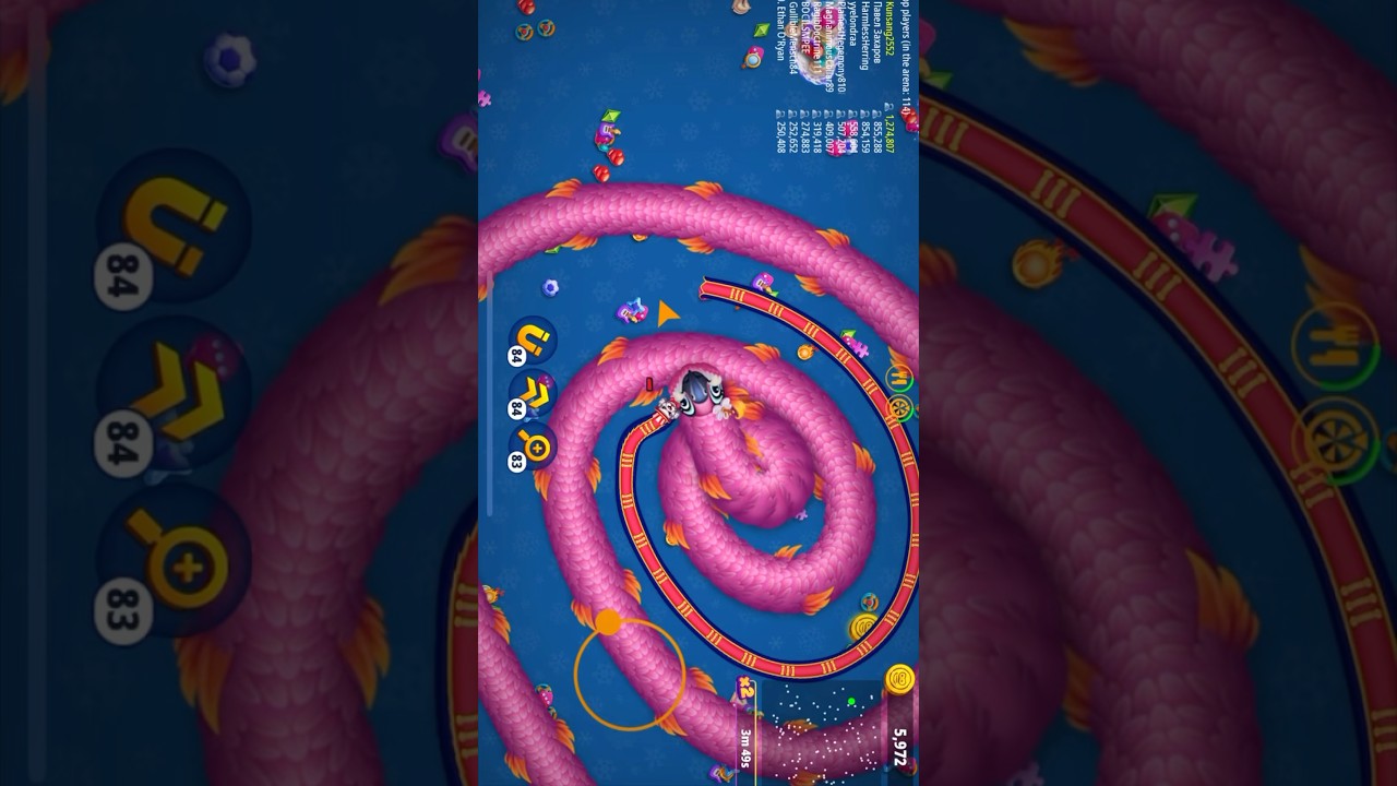 Worms Zone io🐍🔥😲