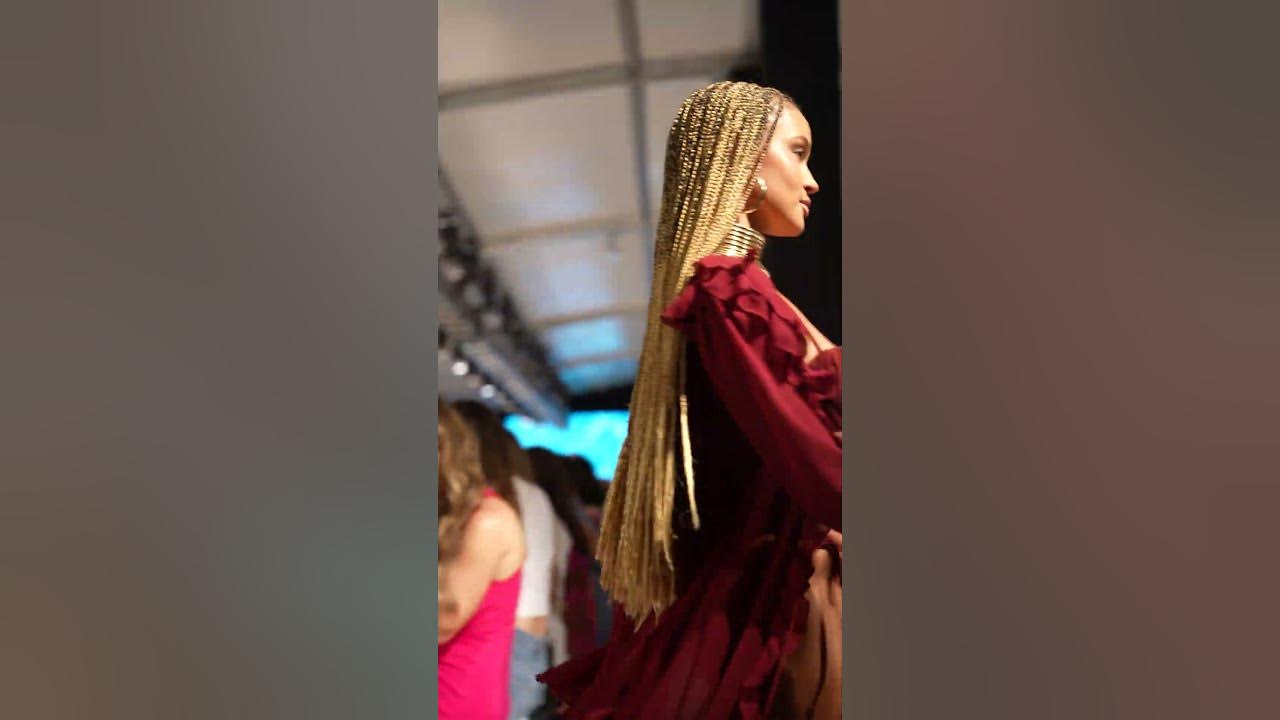 beautiful lingerie girls model Paraiso Swim Week Miami 2023 PurplePR