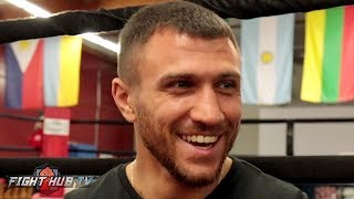 Lomachenko Vs. Pedraza - Vasyl Lomachenkos Full Media Day Scrum