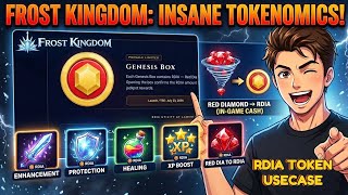 Frost Kingdom Economy Explained RDIA Token Red Diamonds 5 Utility Tokens