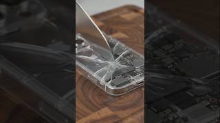 Transparent iphone cutting ASMR #aivideo #asmr #satisfying #shortsfeed #diy