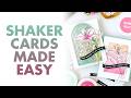 How to Make a Shaker Card Simple! (The 3 "W" Method for Beginners)