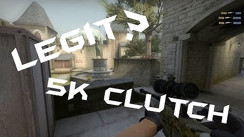 LEGIT? AWP 5K clutch on cobblestone