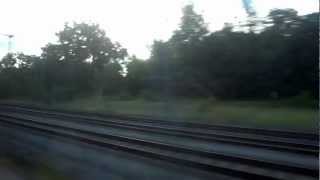 ICE High Speed Bullet Train Germany 8/2012 -- 186 MPH, 300 KM/H